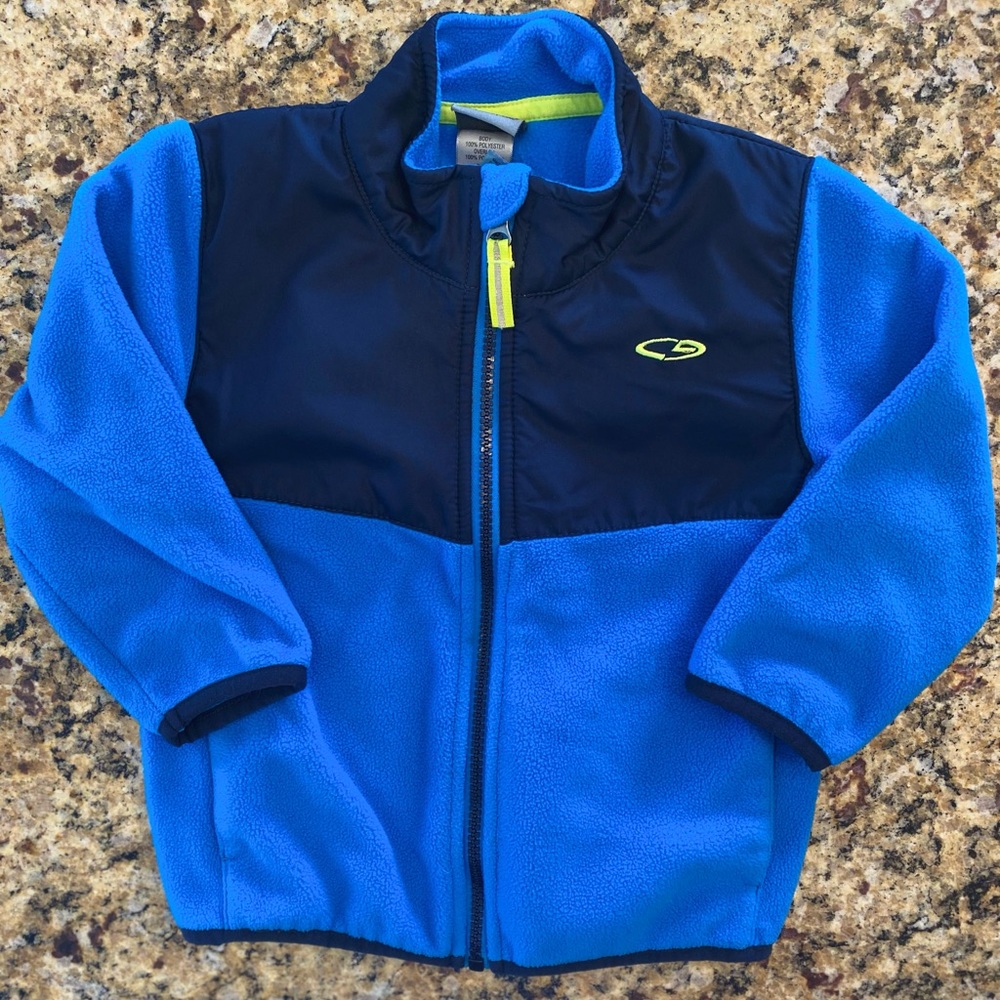C9 by Champion Blue Toddler Fleece Zip up Jacket 2T